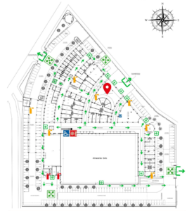 Plano de Evacuación Primer Piso